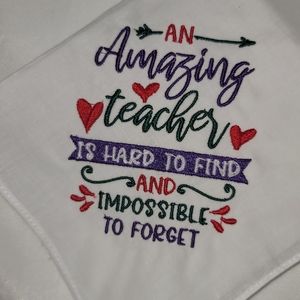 Embroidered Handkerchiefs w/Butterfly Embelishments